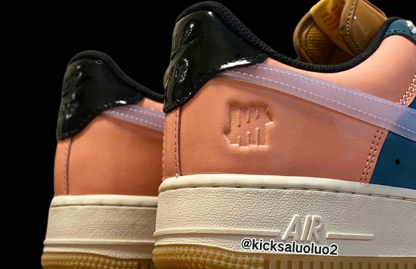 近期街头品牌 UNDEFEATED 打潮牌品牌造的第二款 Air Force 1 Low 也被曝光（UNDEFEATED 联名空军一号鞋款第二款配色释出，夸张撞色）