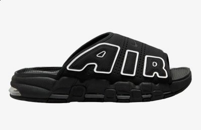  潮牌汇潮潮牌汇潮牌网店牌汇获悉（Nike Air More Uptempo Slide 黑白配色鞋款即将登场）