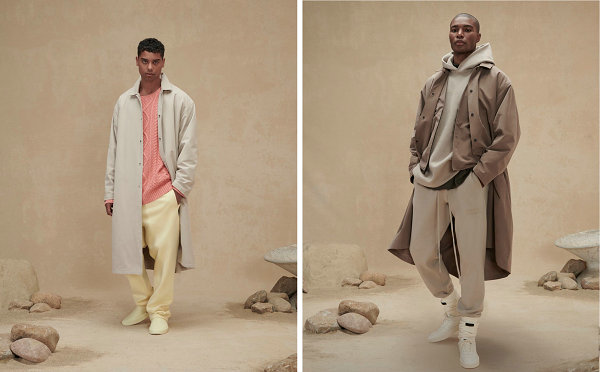 同时也维持了品牌潮牌商城一贯的同色系搭配（FOG ESSENTIALS 2022 秋冬系列 Lookbook 赏析）