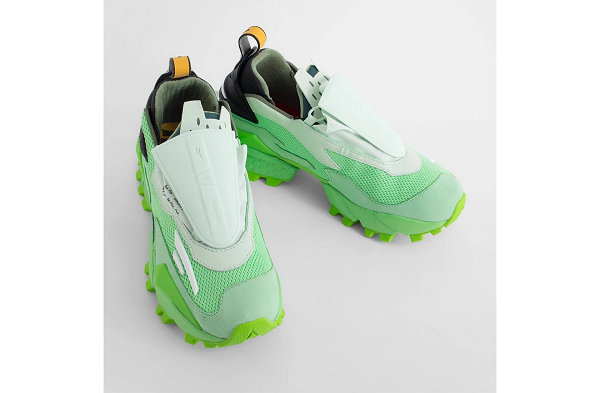 锐步 x Pyer Moss 全新联乘潮牌汇潮牌网 Experiment 4「Sushi Green」鞋款释出（锐步 x Pyer Moss 全新联乘 Experiment 4「Sushi Green」鞋款释出）