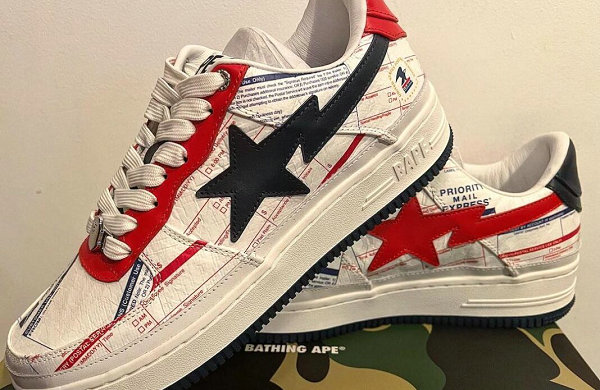  Bape x USPS 全新联名 BAPESTA潮牌信息 鞋款及服饰系列 预计本月 28 日上市（Bape x USPS 全新联名 BAPESTA 鞋款及服饰系列即将发售）