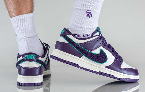  此番潮牌汇潮牌品牌潮牌网了解到（耐克 Dunk Low 全新“Chenille Swoosh”配色鞋款即将上架）