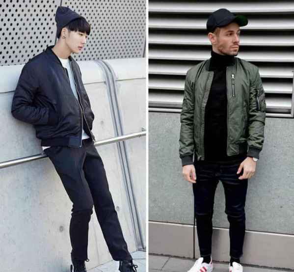或者选择九分牛仔裤露出脚踝哪种潮牌品牌比较好看？（男生飞行夹克配什么裤子 要风度更要温度 ）