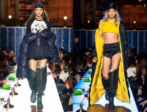 Fenty x Puma 2017秋冬的长靴运用了字母、拼接等元素 2022秋冬潮牌新款推荐（长靴搭配图片 这些长靴搭配小心机你要知道 ）