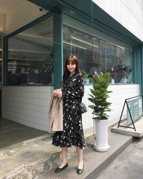 浪漫甜美的长袖连衣裙是在不要太好穿 潮牌冬季如何御寒提醒（十一旅游穿衣搭配图片 国庆旅行就要这样穿~ ）