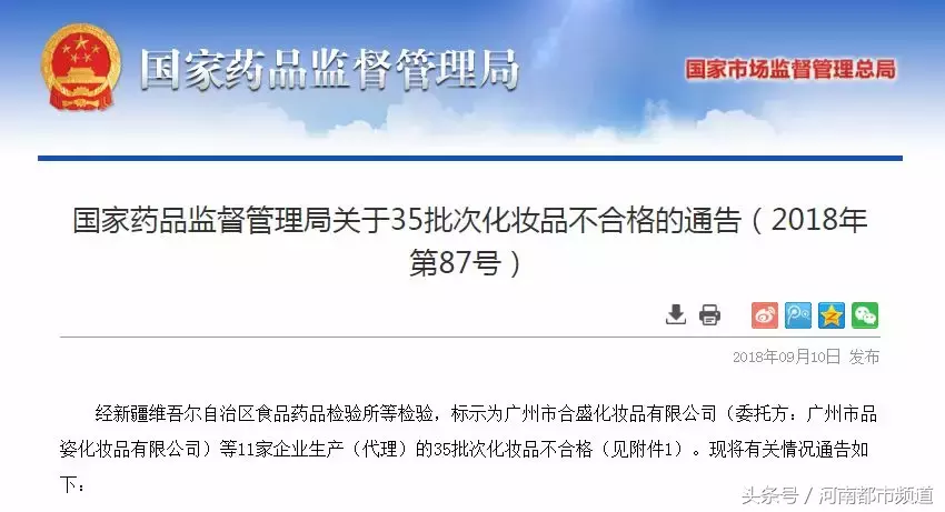 女生慌了！这35批次化妆品不合格！看看有你用过的吗？
