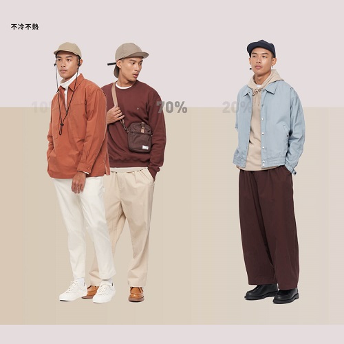  【色彩搭配】：我很怕热系列 单件制造的大面积让整体看来非常清爽 潮牌冬季如何御寒提醒（男生不会穿搭衣服?教你【色彩搭配】奶茶色搭配攻略）