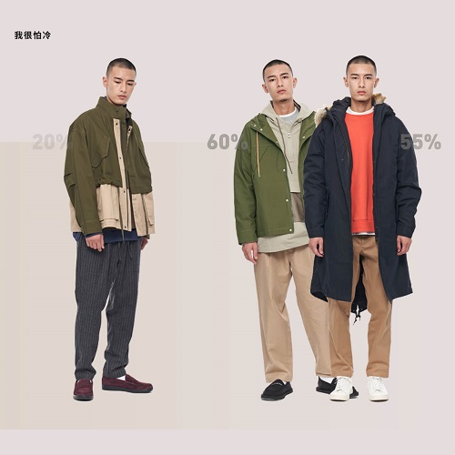  【色彩搭配】：我很怕热系列 单件制造的大面积让整体看来非常清爽 潮牌冬季如何御寒提醒（男生不会穿搭衣服?教你【色彩搭配】奶茶色搭配攻略）
