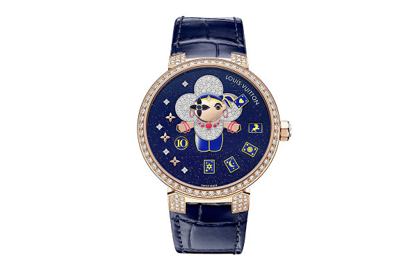 LV 路易威登全新“Tambour Slim Vivienne Jumping Hour”腕表释出 2022秋冬潮牌新款推荐（LV 路易威登全新“Tambour Slim Vivienne Jumping Hour”腕表释出）
