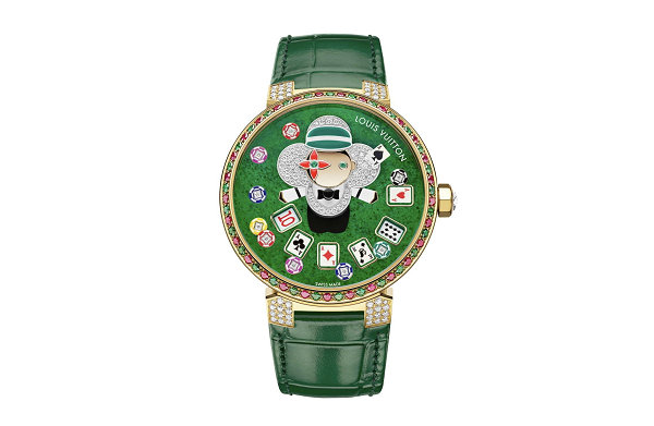 LV 路易威登全新“Tambour Slim Vivienne Jumping Hour”腕表释出 2022秋冬潮牌新款推荐（LV 路易威登全新“Tambour Slim Vivienne Jumping Hour”腕表释出）