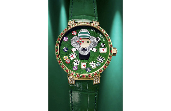 LV 路易威登全新“Tambour Slim Vivienne Jumping Hour”腕表释出 2022秋冬潮牌新款推荐（LV 路易威登全新“Tambour Slim Vivienne Jumping Hour”腕表释出）