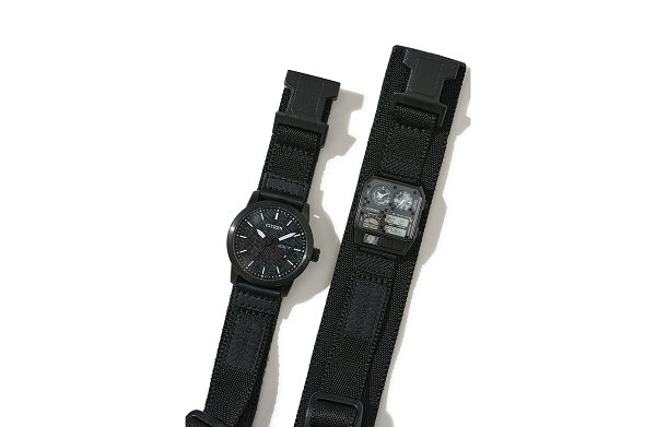其中囊括了“ANA-DIGI TEMP”与“ECO-DRIVE”两种表型 2022秋冬潮牌新款推荐（Citizen 西铁城 x CHARI＆CO 全新联名系列开启预售）