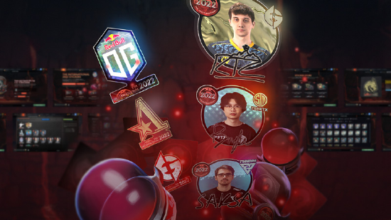  贴纸是永久存在的收集品 潮牌游戏互动（DOTA2战队和选手签名贴纸胶囊推出，收集即可提升勇士令状等级）