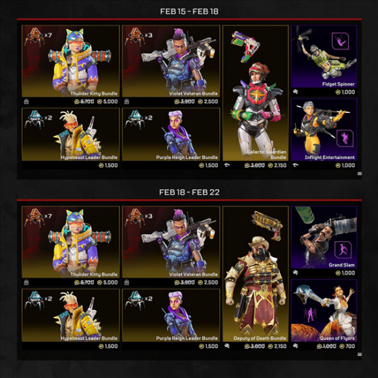 《Apex英雄》已经成为当下大逃杀类型标杆游戏 潮牌冬季如何御寒提醒（《Apex》3周年庆典介绍 新皮肤稀有度等级“威名”）
