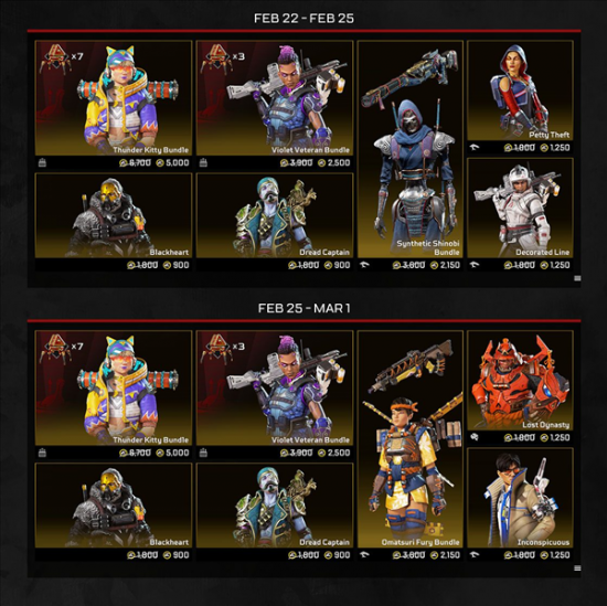 《Apex英雄》已经成为当下大逃杀类型标杆游戏 潮牌冬季如何御寒提醒（《Apex》3周年庆典介绍 新皮肤稀有度等级“威名”）