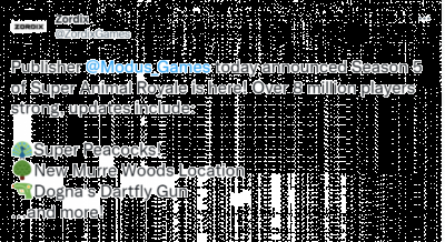 Steam国区售价19元 潮牌游戏互动（《超级动物大逃杀》玩家数突破800万 第五赛季现已开启）