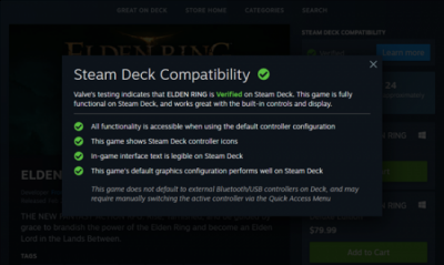 而经检测确认《艾尔登法环》可在Steam Deck上运行 街拍潮牌推荐（《老头环》通过Steam Deck游戏适配性检测 无碍运行）