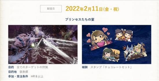  《怪物猎人：崛起》已于1月登陆了Steam平台哪种潮牌品牌比较好看？（《怪物猎人：崛起》新活动任务将上线 奖励巧克力贴图）