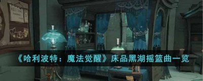 床头亮起的海草灯 街拍潮牌推荐（哈利波特魔法觉醒床品黑湖摇篮曲装扮一览）