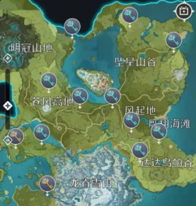  2.璃月的地灵龛具体位置如下图 街拍潮牌推荐（原神地灵龛位置 原神地灵龛在哪里？更新至须弥）
