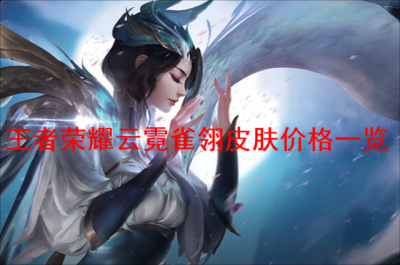 虞姬的新皮肤云霓雀翎皮肤也是非常的受欢迎 玩家最喜爱潮牌有哪些？（王者荣耀虞姬云霓雀翎皮肤多少钱？王者荣耀虞姬云霓雀翎皮肤价格一览）