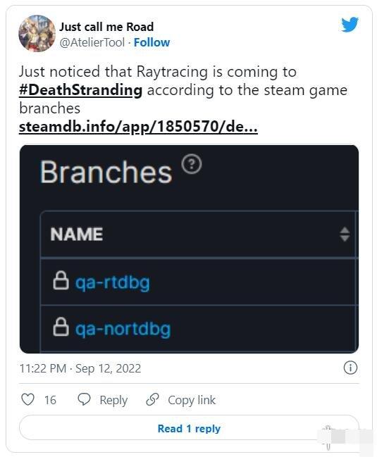 Steam的数据库显示死亡搁浅PC版或将加入光线追踪 潮牌游戏互动（Steam的数据库显示死亡搁浅PC版或将加入光线追踪）