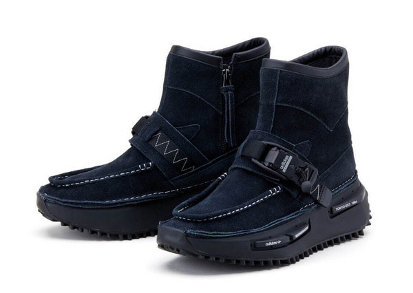  这款联名 NMD S1 承袭 NEIGHBORHOOD 一贯的美学风格 2023年最新流行（NEIGHBORHOOD x adidas Originals 联名NMD S1鞋款发售）