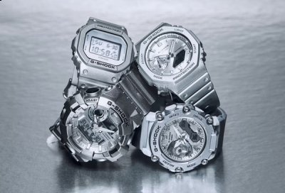 使用半透明材料呈现来表盘 喜爱潮牌有哪些（G-SHOCK 复古未来风格「Forgotten Future」系列手表发布）