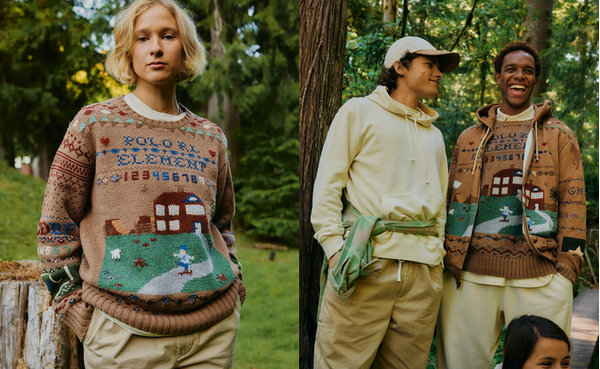  之前就曾预告过的 Polo Ralph Lauren 与美国著名滑板公司 Element 即将带来合作服饰系列 哪种潮牌品牌（Polo Ralph Lauren x Element 联名系列发布）