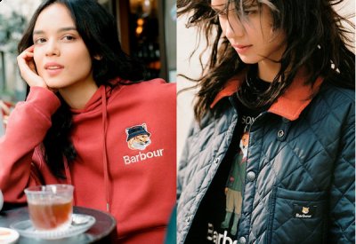 双方重新演绎了 Barbour 的英国传统与 Maison Kitsuné 的时尚美学：Maison Kitsuné 标志性的狐狸 Logo 元素遍布系列中的防水夹克、毛衣和渔夫帽等单品的同时 喜爱潮牌有哪些（Maison Kitsuné x Barbour 全新合作系列发布）