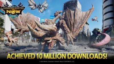 AR手游《怪物猎人Now》全球下载量突破1000万 2023潮牌新款推荐（AR手游《怪物猎人Now》全球下载量突破1000万）
