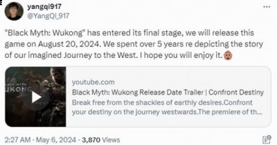 下定决心追寻孙悟空西天取经的足迹 喜爱潮牌有哪些（《黑神话：悟空》主美杨奇发推文称：游戏已进入最后阶段）
