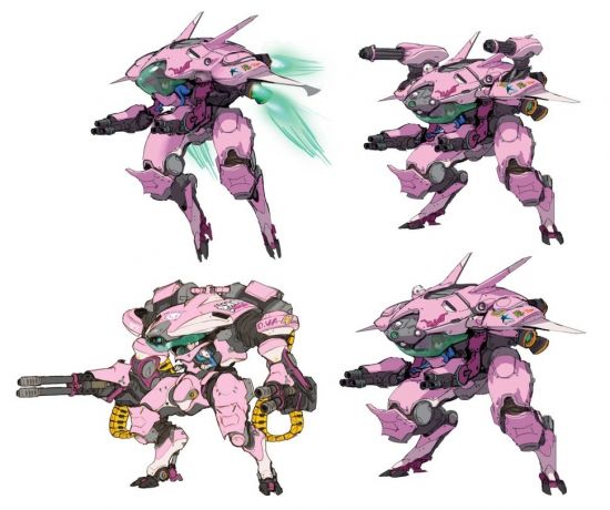 在早期概念设计中 2023潮牌新款推荐（DVA在《守望先锋》中已年满21岁 形象经过数次迭代）